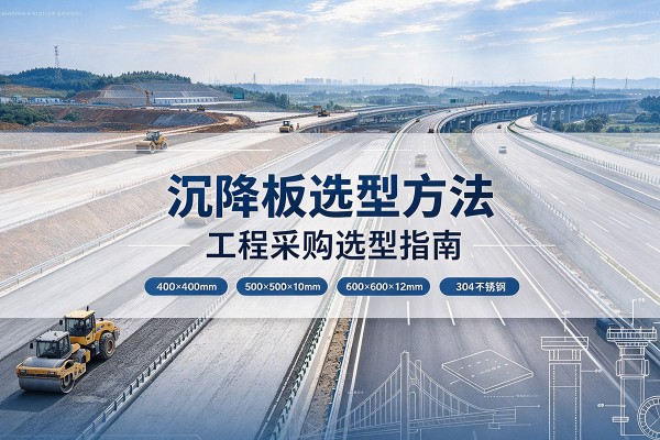 永昌沉降板选择方法