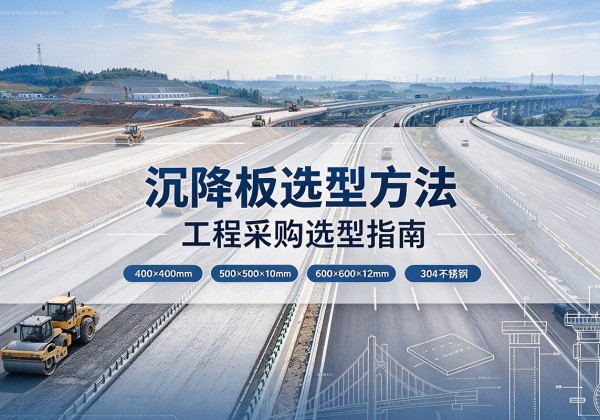 永昌沉降板选择方法